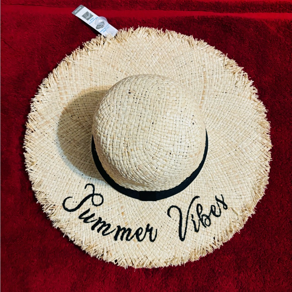 Summer Vibes Straw Hat